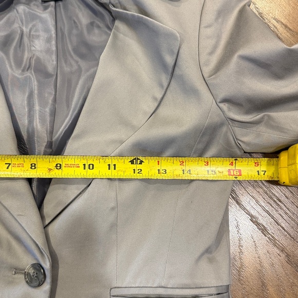 Ann Taylor Factory Women's Gray Blazer - Picture 6 of 7